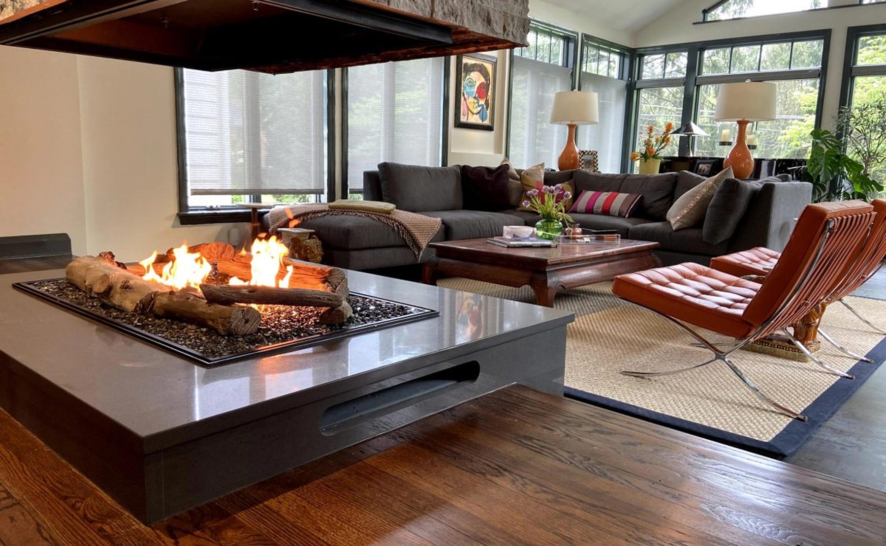Open-gas-fireplace-in-living-room
